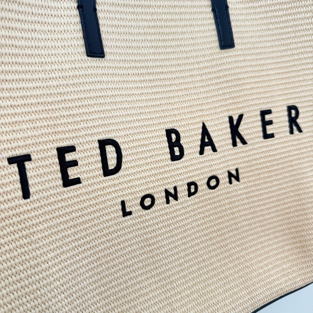 Ted Baker London Icon Logo Woven Tote Bag Large - Picture 4 of 11